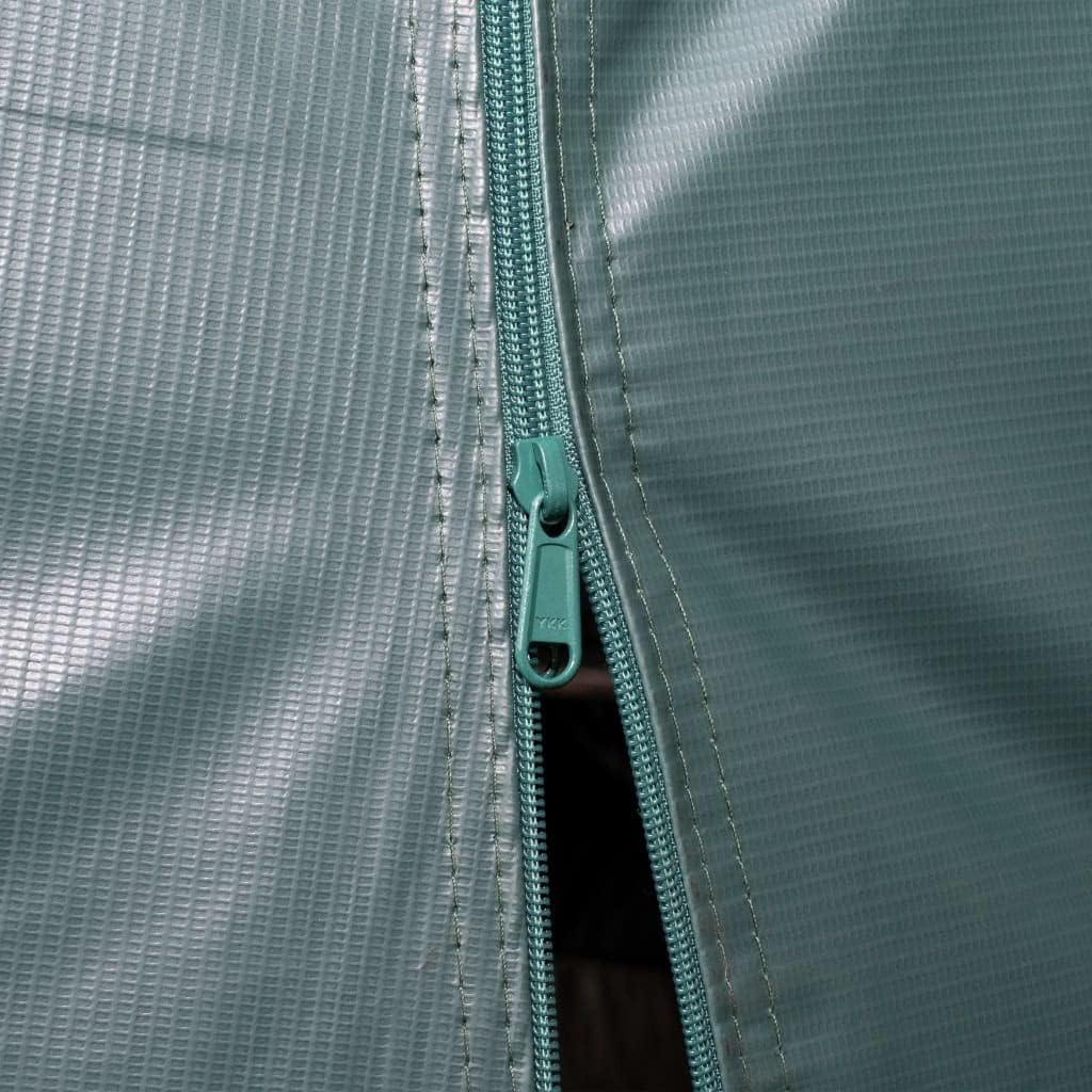 Hommdiy Weidezelt PVC 550 g/m² 3,3×3,2 m Dunkelgrün Weideunterstand Offenstall Weidehütte Pferde Schafe Kühe Unterstand Stall Shelter Stahl