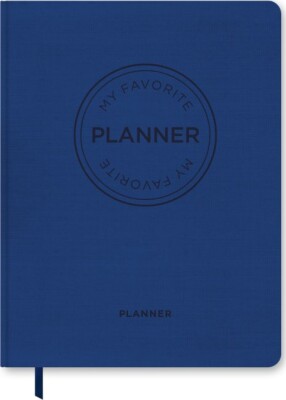 My Favorite Planner Udateret Planner / Light Blue Kalender Udateret / Koboltblå