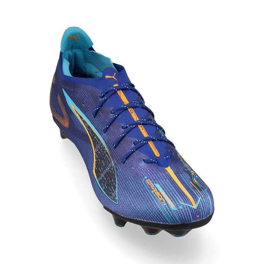 PUMA Ultra 5 Carbon FG Speed Edition - Bleu/Heat Fire/BLeu/Noir ÉDITION LIMITÉE