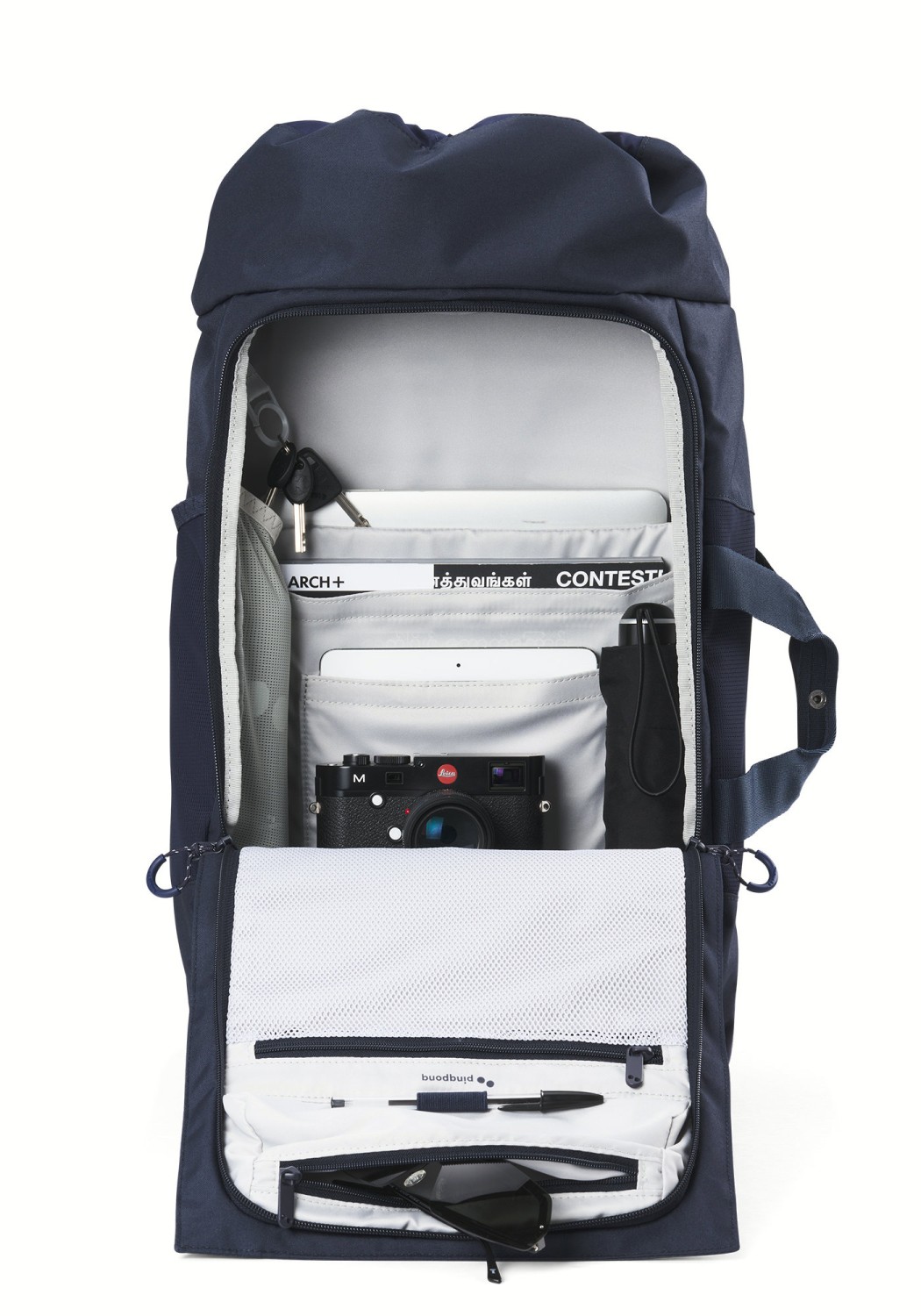 Pinqponq Rucksack Blok Large Backpack Fjord Navy