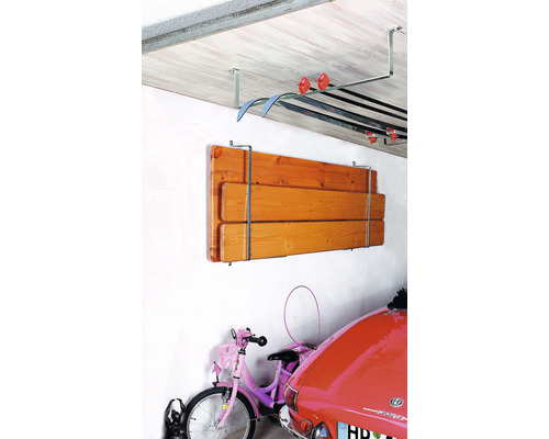 Opbergbrug 79x2,5x16,5 cm, gegalvaniseerd staal