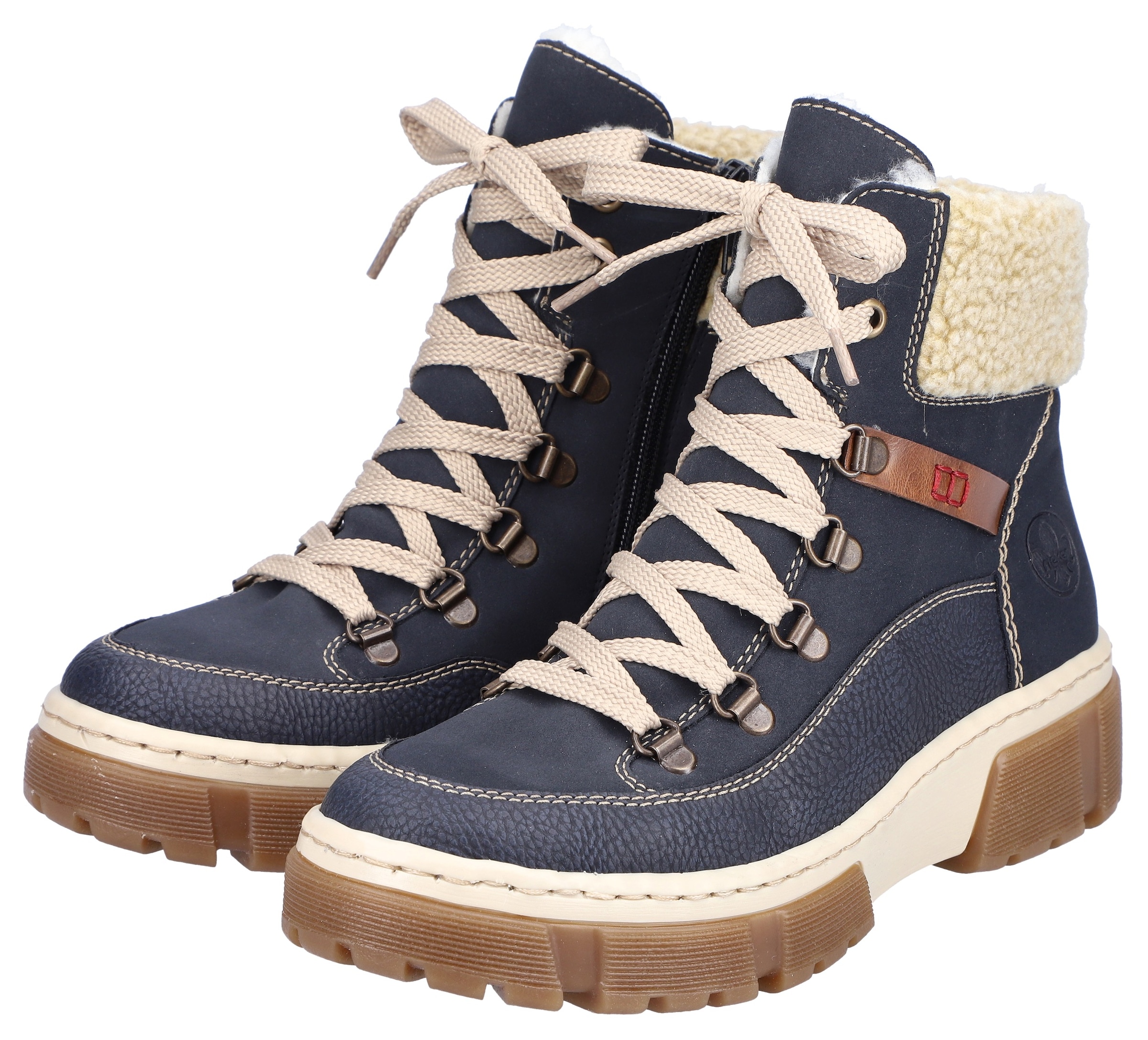 Rieker Winterboots  , Schnürboots, Winterstiefelette mit Warmfutter ausgestattet