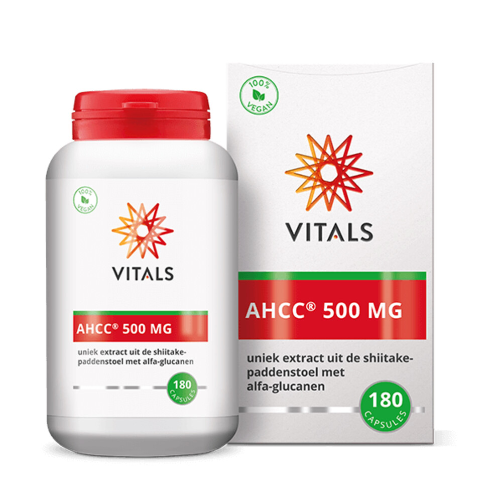 Vitals AHCC 500mg180 capsules