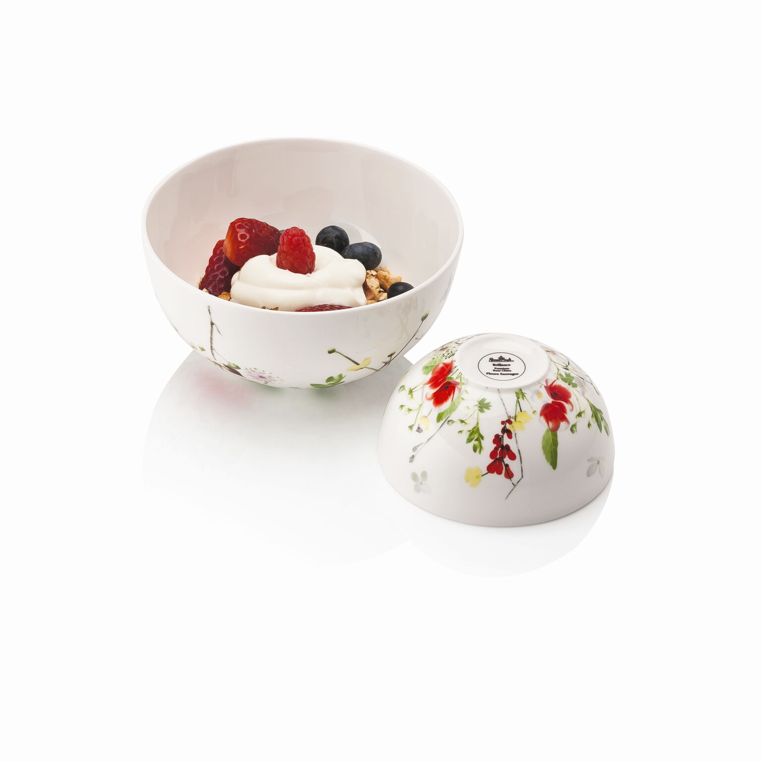 Brillance Bone China Fleurs Sauvages Müslischale 15 cm
