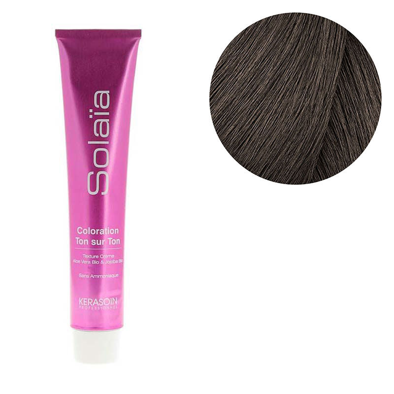 Coloration ton sur ton Solaïa 7.1 blond cendré