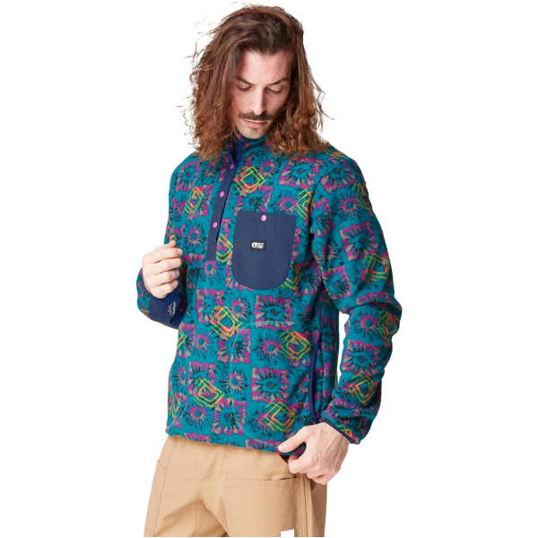 Sweat polaire PICTURE ORAVIK 1/4 FLEECE FIZZY PRINT