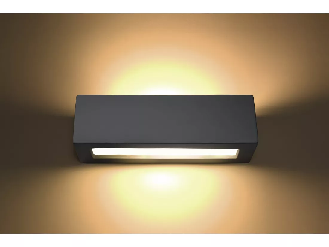 Sollux VEGA Appliques Up & Down Gris E27