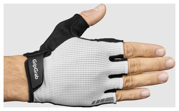 Gants courts d'été GripGrab EXPLR Padded Blanc