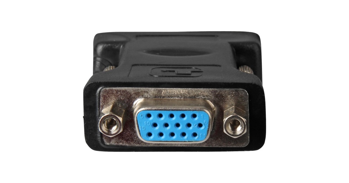 goobayAdapter DVI-I naar VGA  (Zwart, 68030)