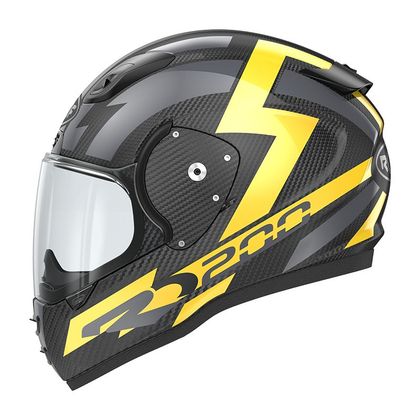 Casque ROOF RO200 CARBON - SUZUKA - Jaune / Gris