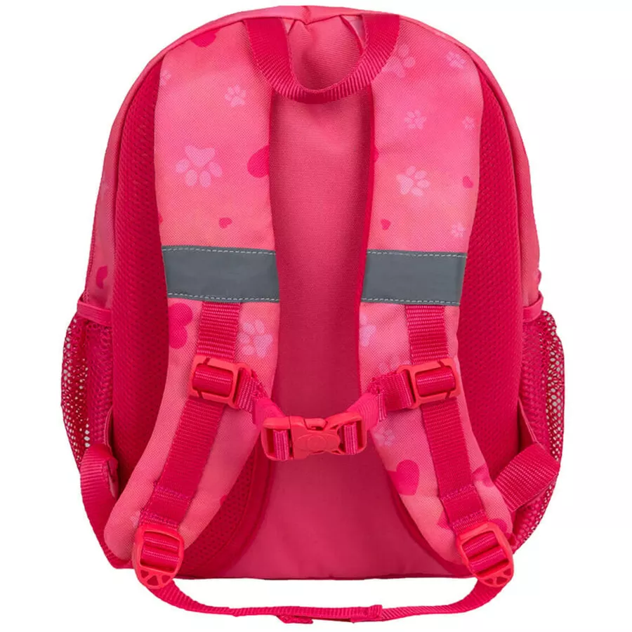 Belmil Kindergartenrucksack Kiddy Plus Kindergartenrucksack für 3-6 Jährige Kinder mit Brustgurt Cute Puppy
