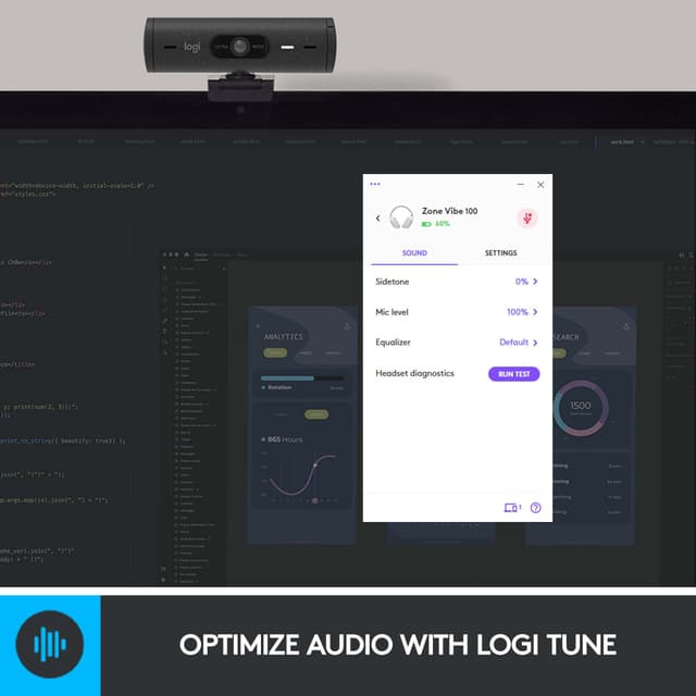 Logitech Zone Vibe 100 trådløst headset (hvid)
