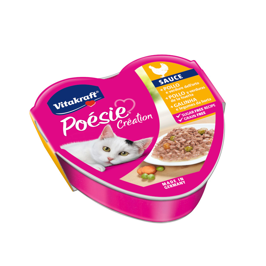 85g Vitakraft Poésie Frango ao Molho para Gatos