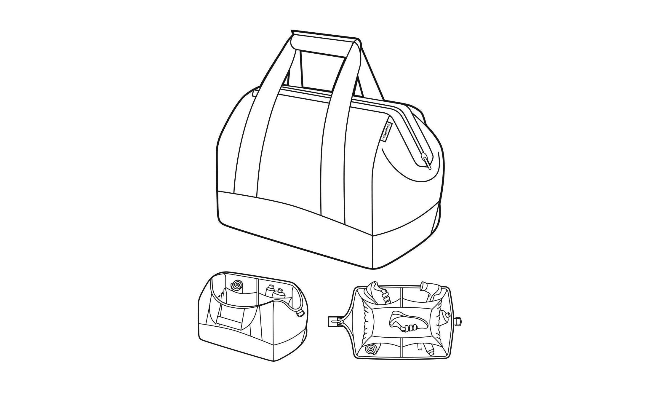 Umhängetasche Allrounder L BlackTasche aus recyceltem Material