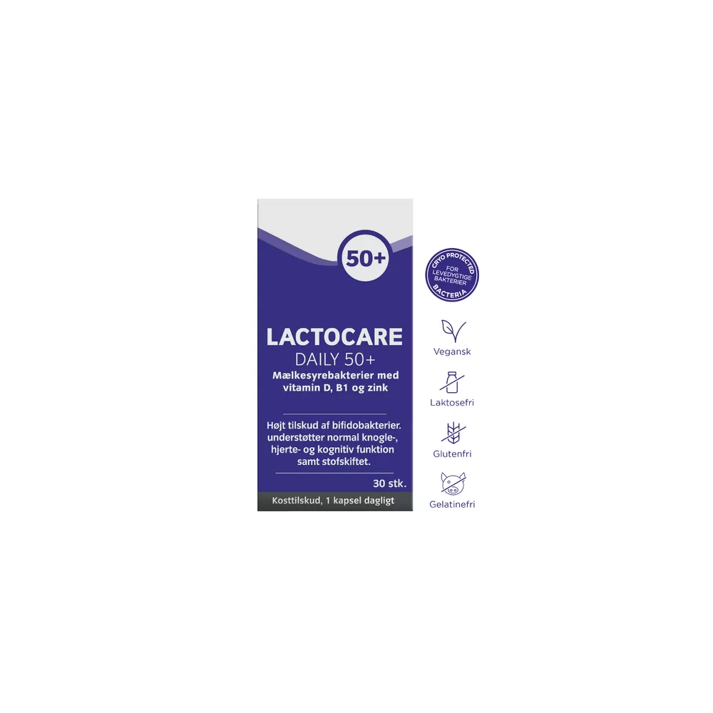 Lactocare Daily 50  - 30 kapsler
