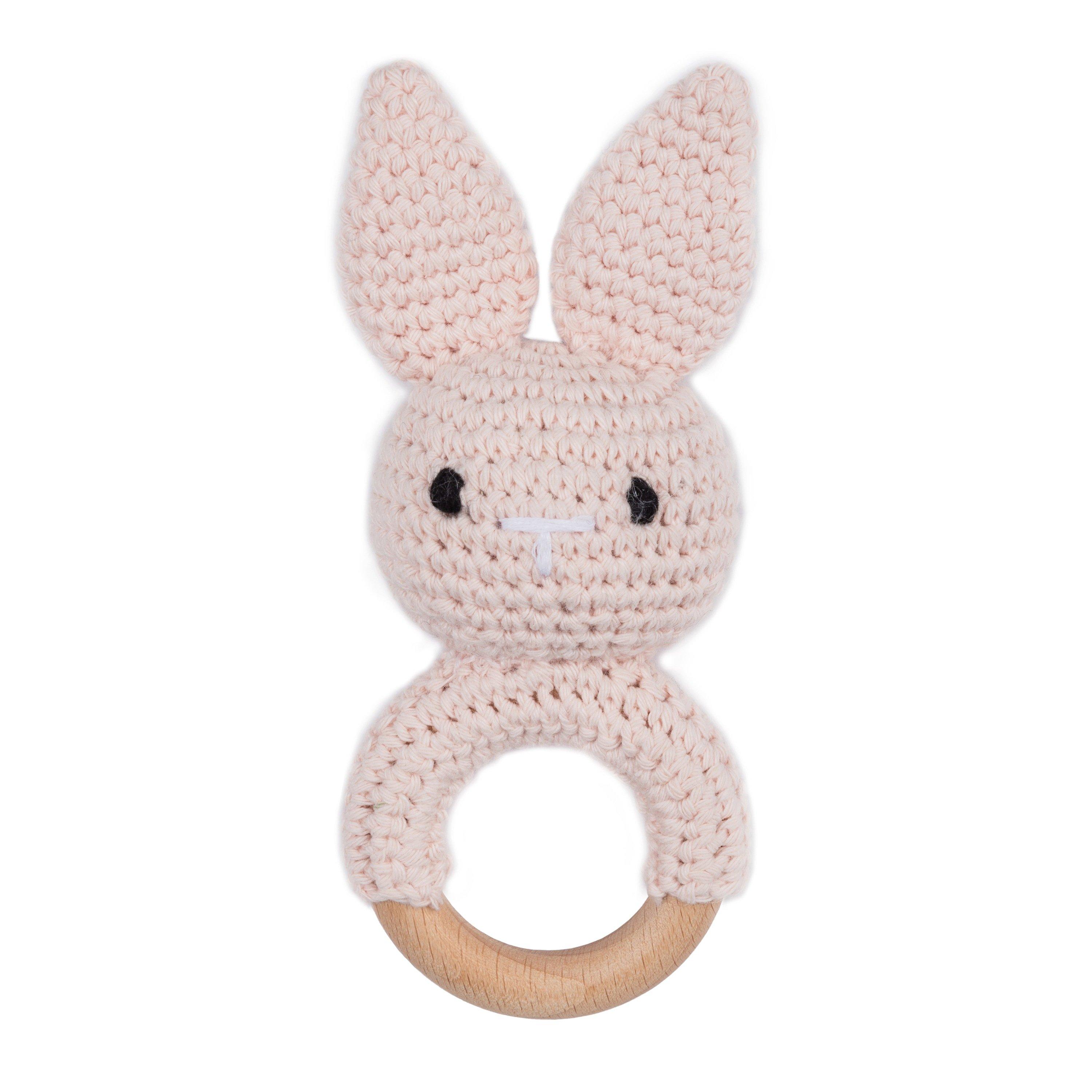 Hello World The Studio Bunny Romper and Rattle Gift Babies