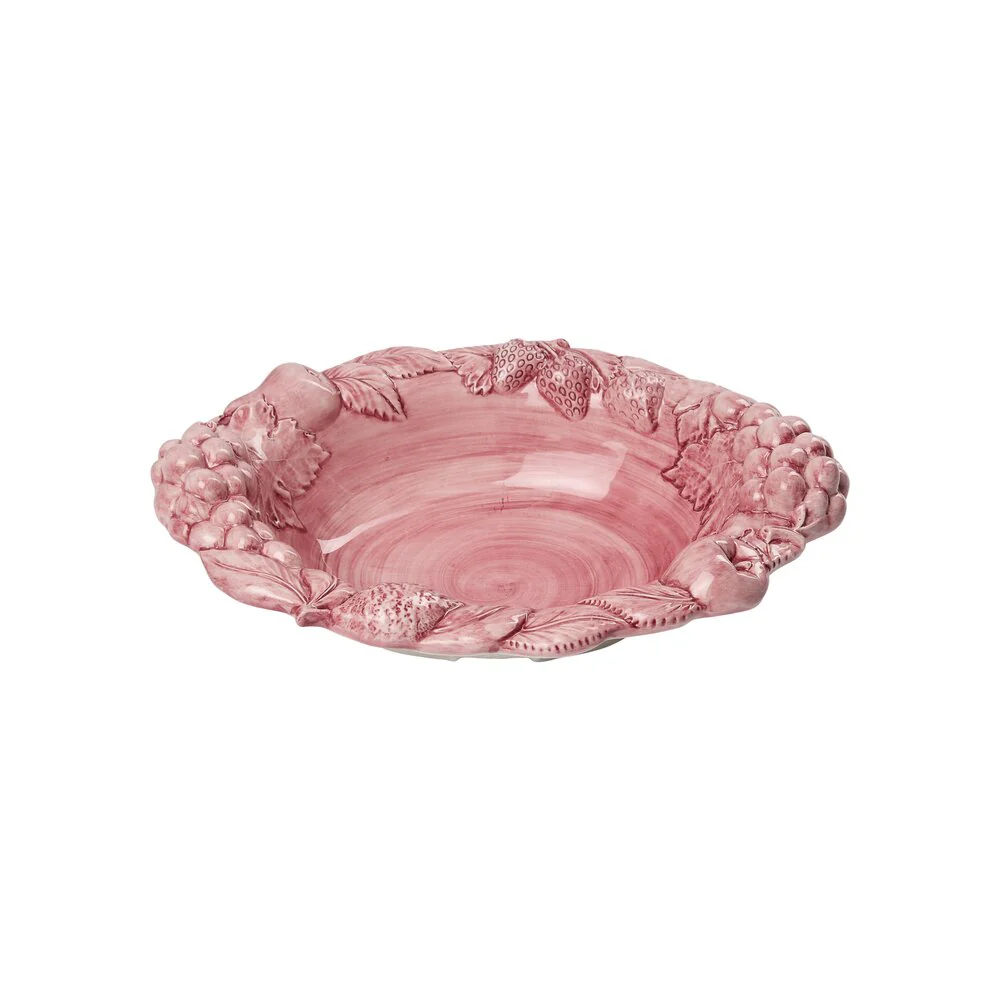 Caja Company  Frugt skål, rød - 37x28 cm.