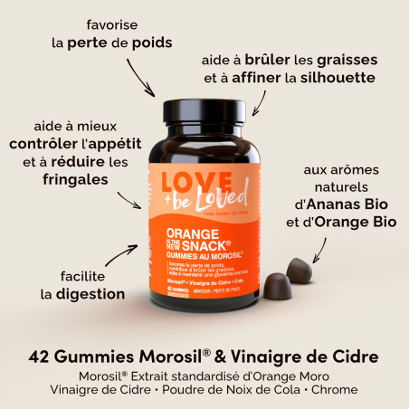 Love and be Loved Gummies au Morosil® et Vinaigre de Cidre 9 semaines