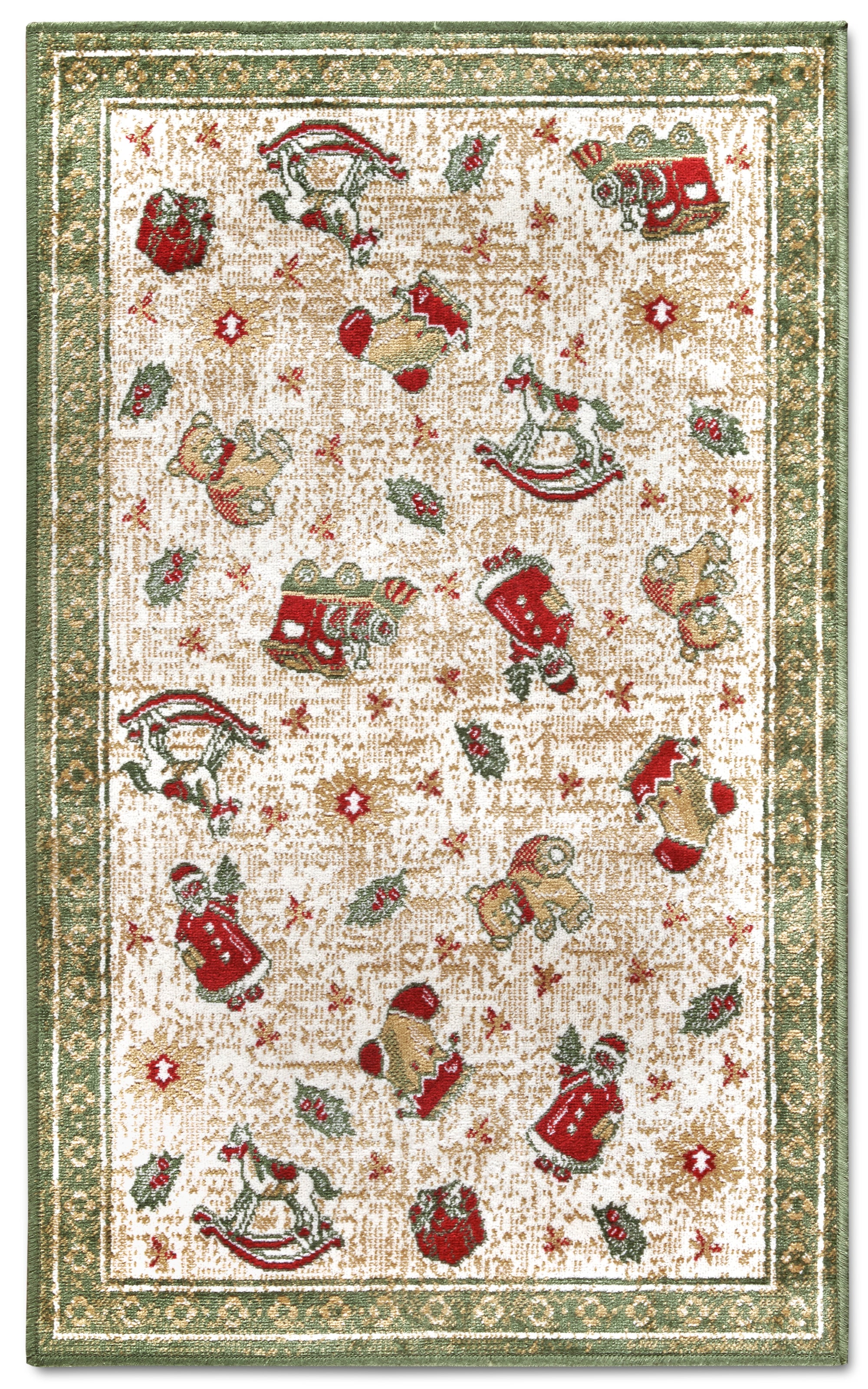 Villeroy & Boch Teppich »Nostalgic Shine Toy's Delight, eckig, rund und Läufer« rechteckig 6 mm Höhe Weihnachten, Wohnzimmer, Flur, Geschenk, Toys Delight, Dekoration