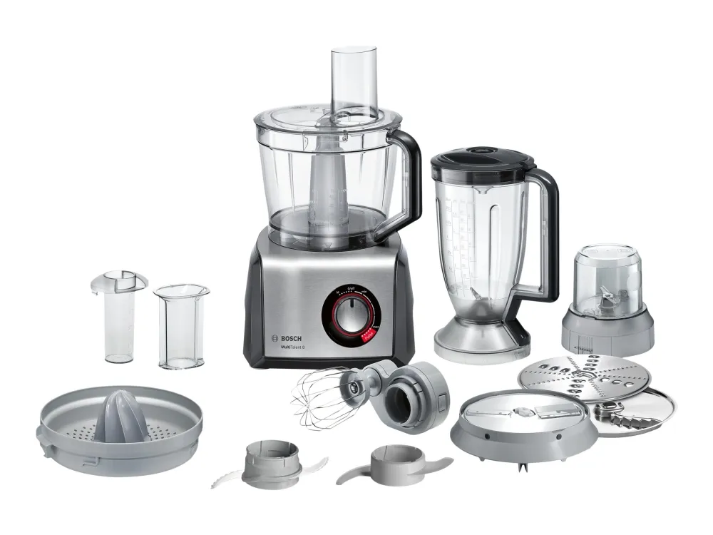 Bosch MC812M844 - Køkkenmaskine - 1250 W - stål/sort