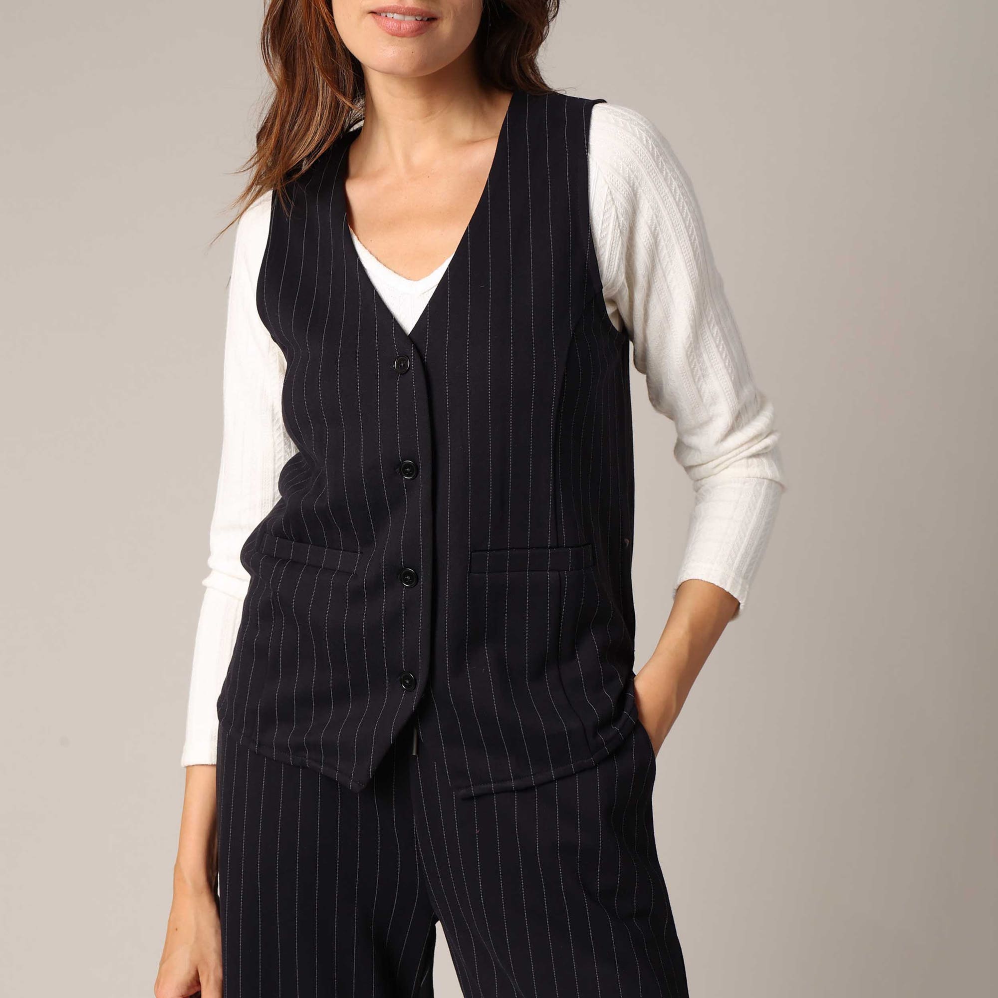 Veste Femme bleu marine