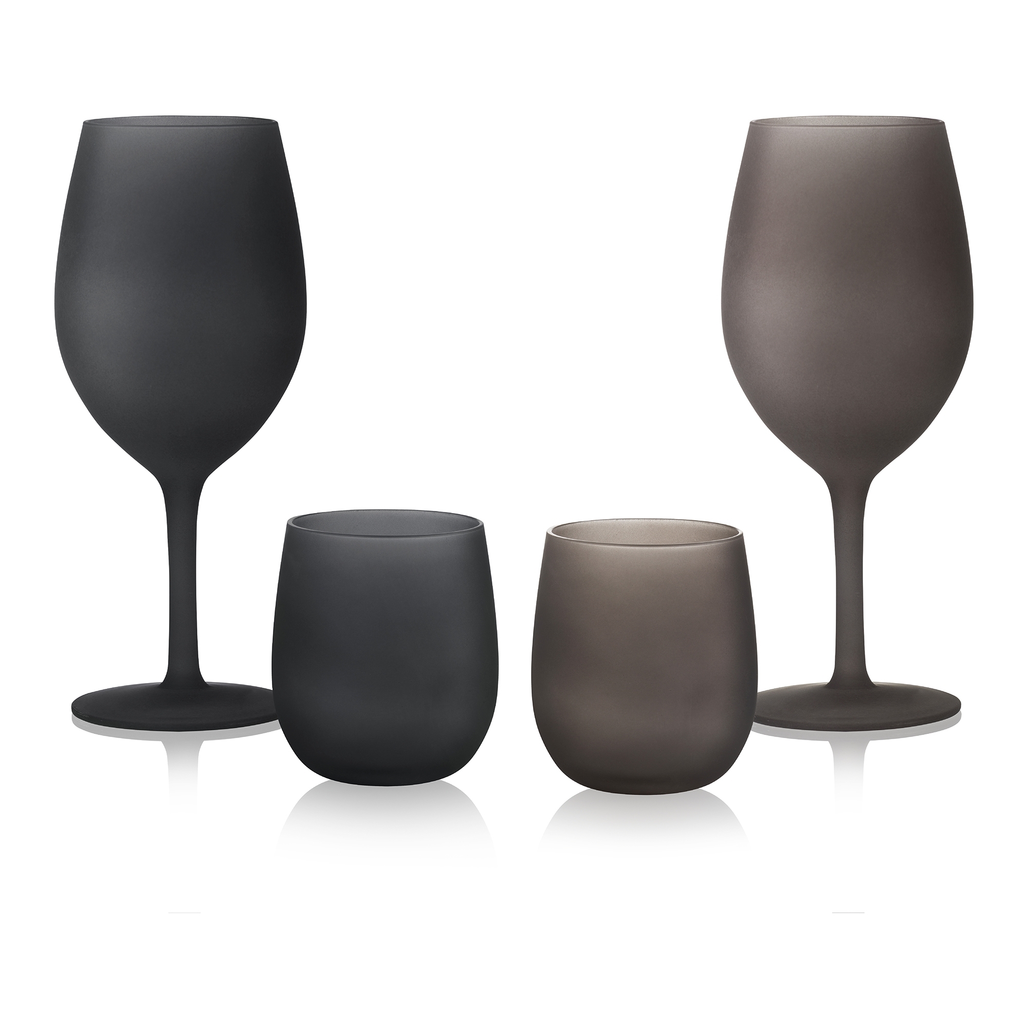 Brunner 2er-Set Weingläser Brownsatin
