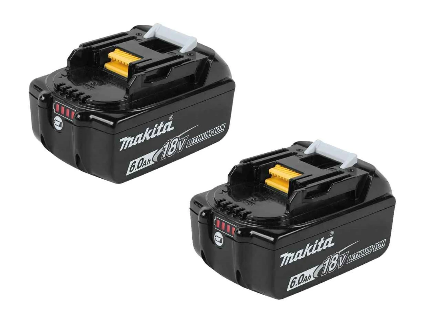 Makita BL1860B duopack 18V Li-ion accu - 6.0Ah (2st)