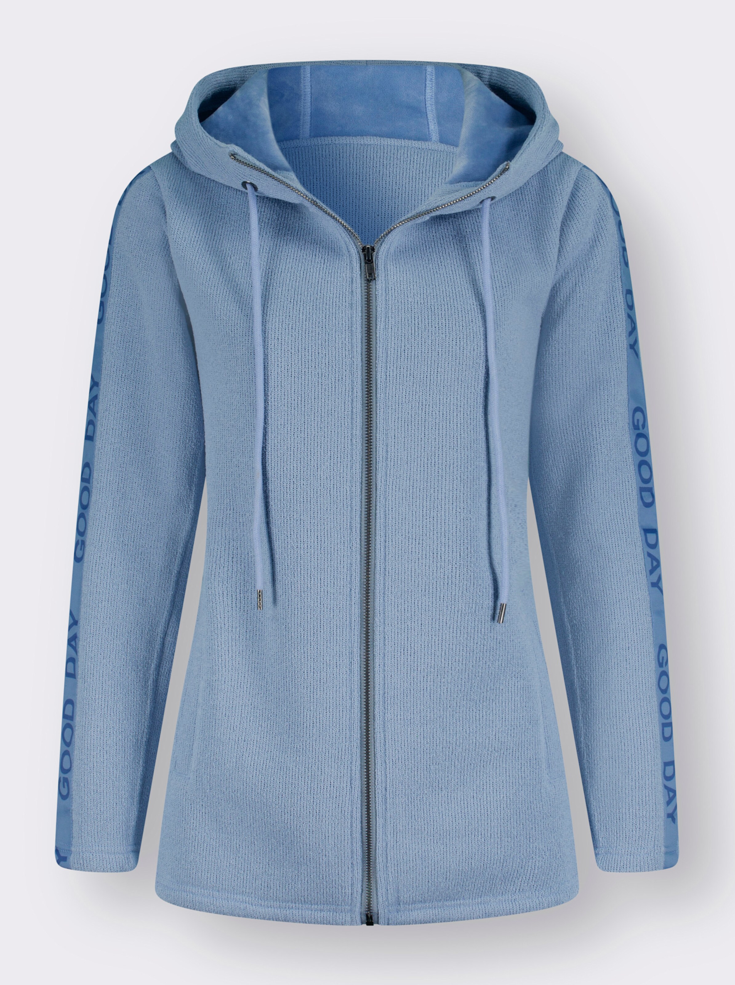 Strickfleecejacke für den Winter