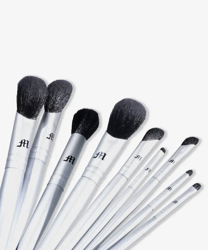 Camera Roll Skyline 9 Piece Makeup Artistry Brush Set