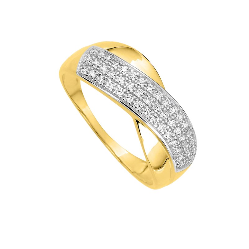 Bague Femme - Or 18 Carats - Diamant