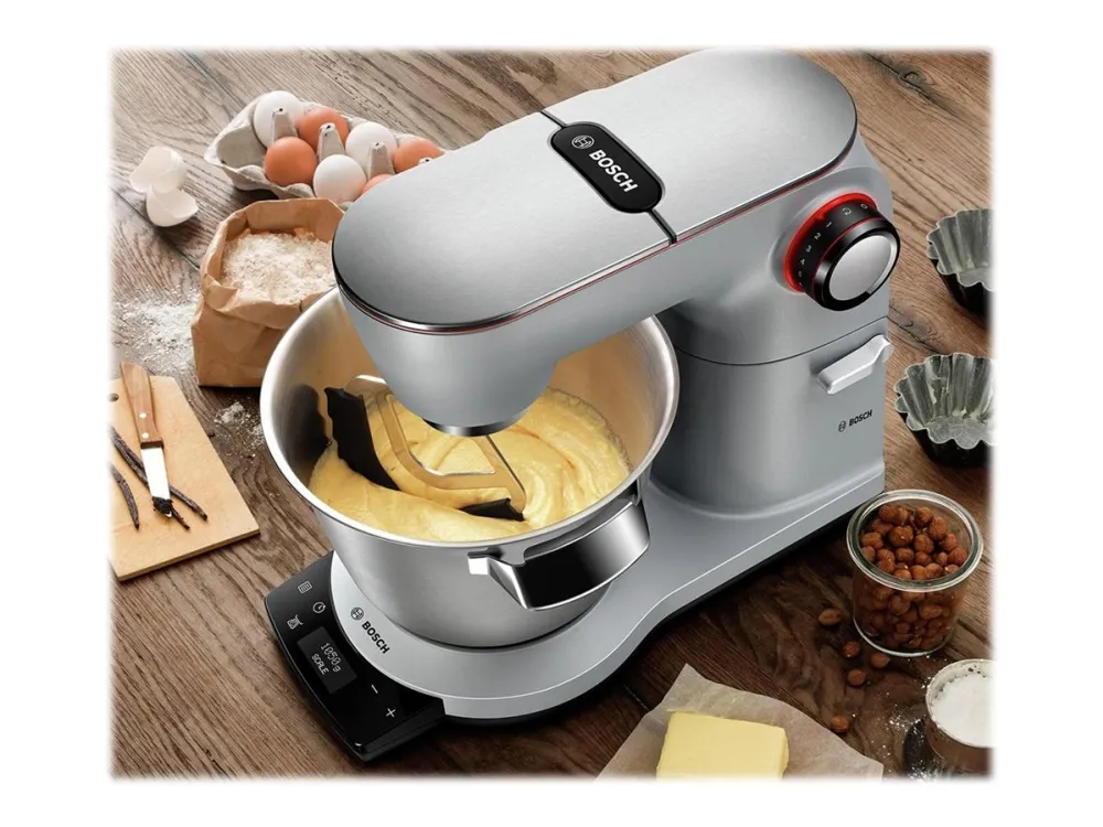 Bosch OptiMUM MUM9D33S11 - Køkkenmaskine - 1300 W - platinsølv