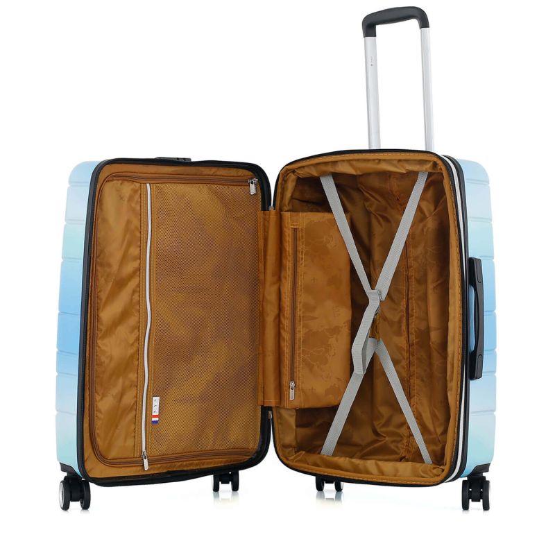 Lot de 3 valises rigides 395 Extensibles 55, 66 et 76 cm Sun-C