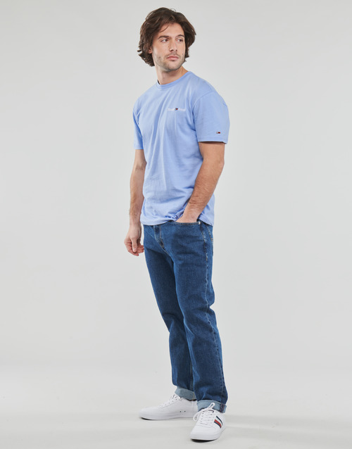 Tommy Jeans - TJM CLSC LINEAR CHEST TEE - Bleu ciel