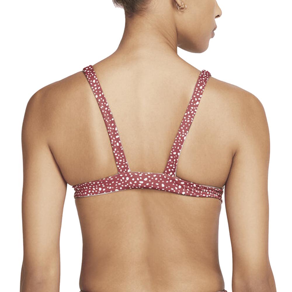 Nike Haut de maillot de bain Rouge Femme Nike Reversible Bralette