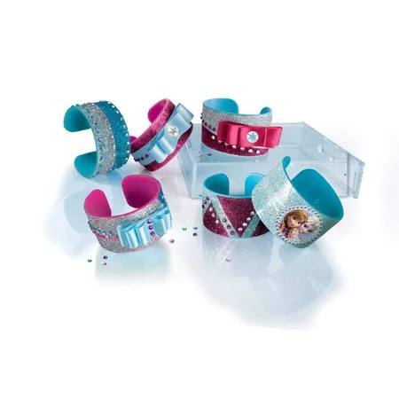 Clementoni Disney Frozen Glitzernde Armreifen Kreativset