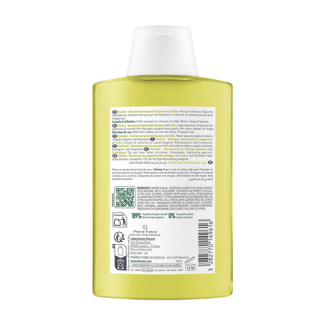 KLORANE  Champô Cidra - 200ml