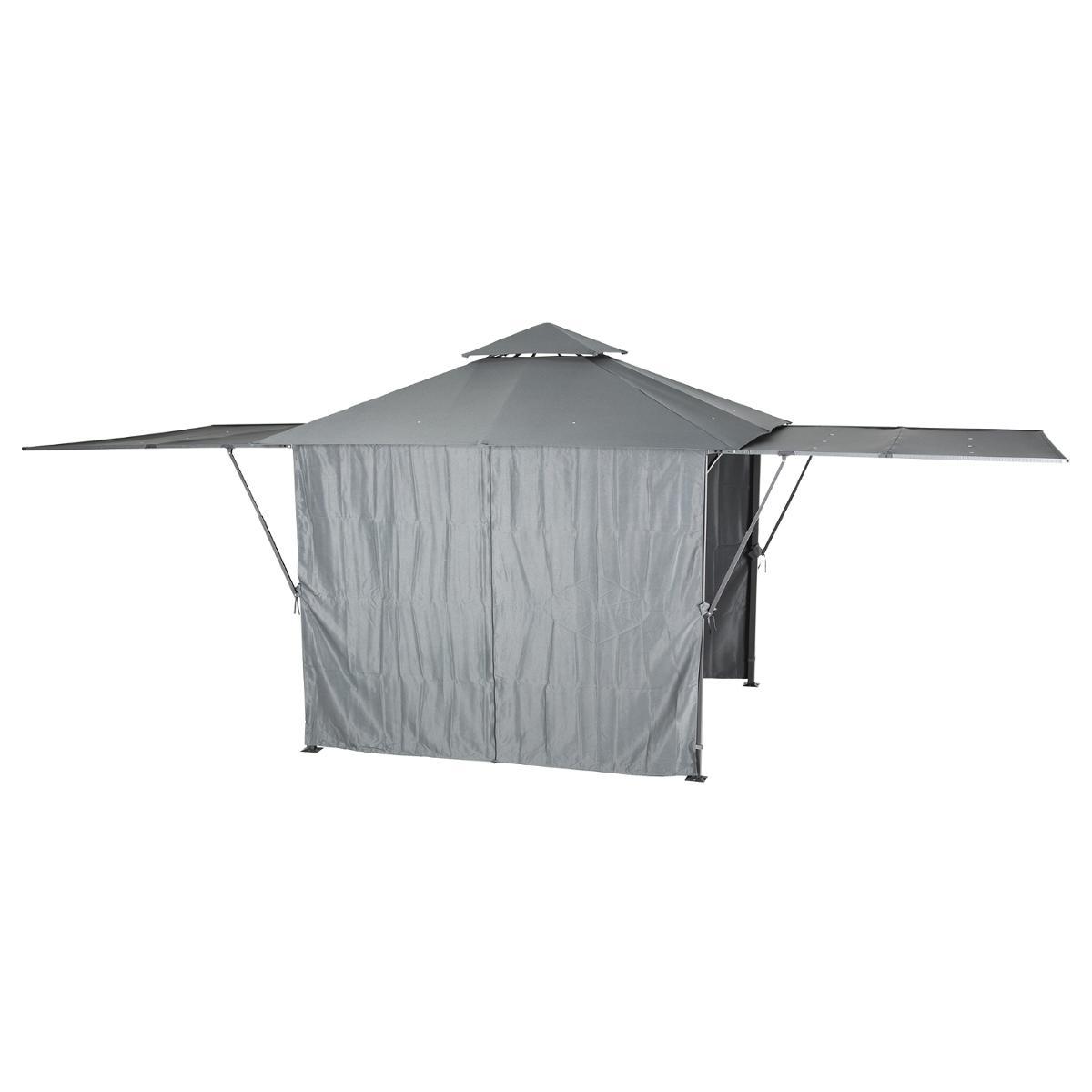 TONNELLE AMALYA 3X3M AUVENT ARDOISE