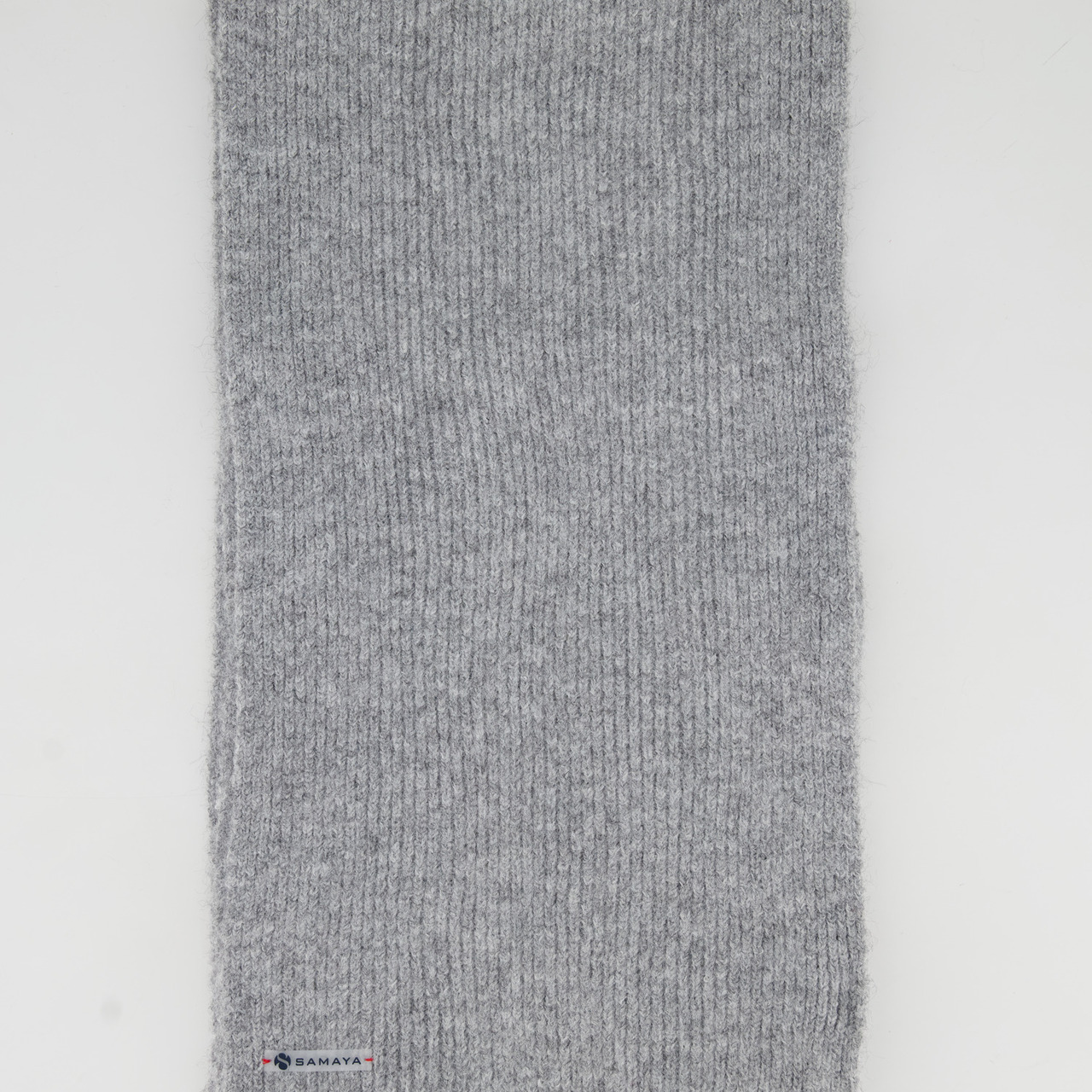 Seiden Grohn Strick-Schal recycled