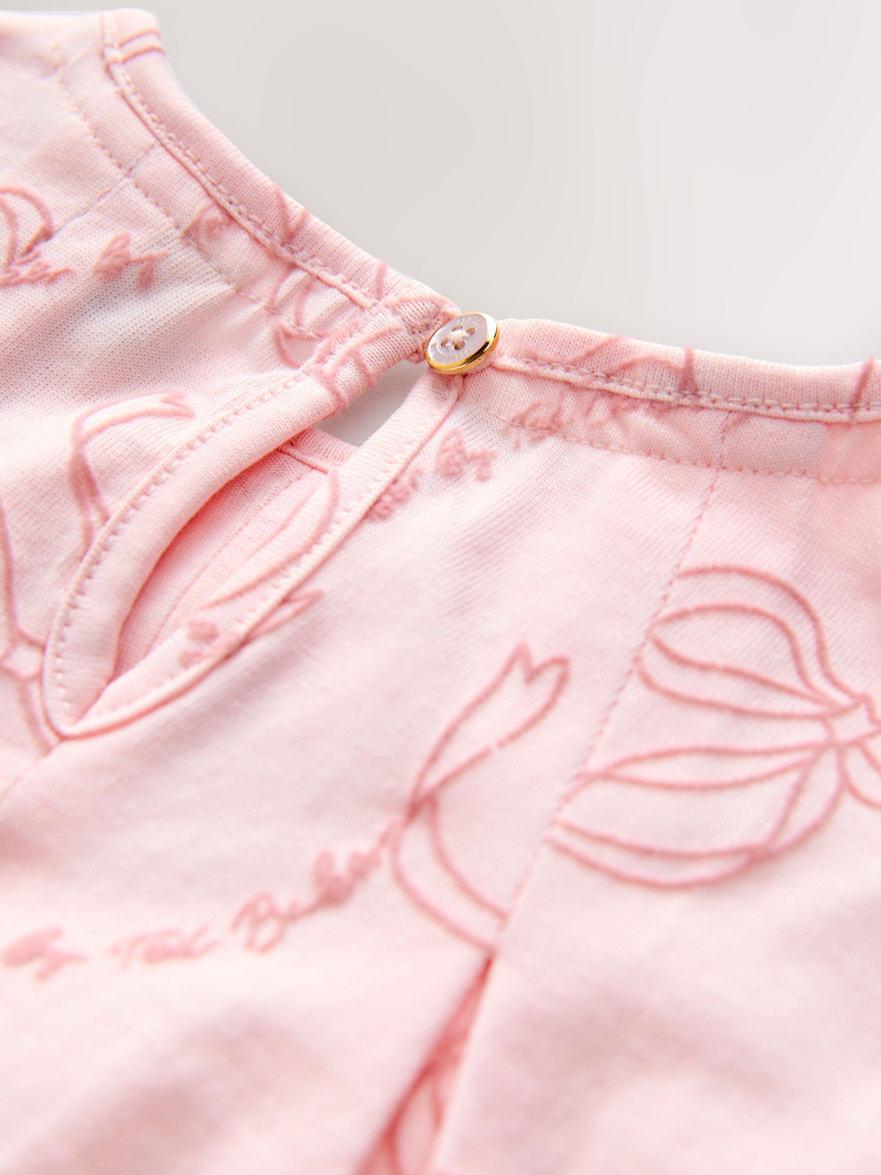 Roze - Baker by Ted Baker jersey-jurk met ruches
