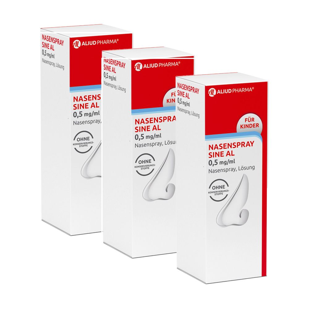 Nasenspray Sine AL 0,5 mg/ml für Kinder