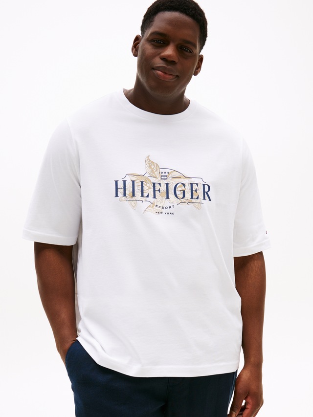 Tommy Hilfiger Big & Tall T-Shirt »BT-TROPICAL FLRAL HILFIGER TEE-B«, Grosse Grössen