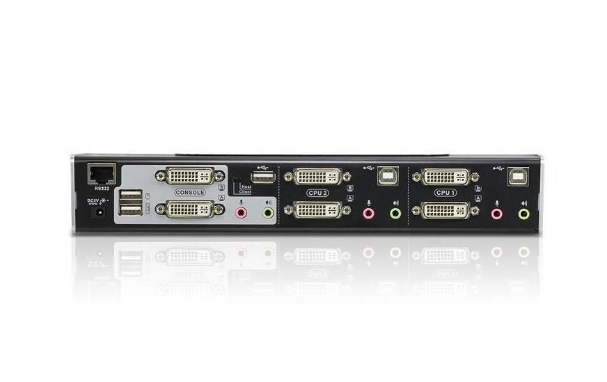 KVM Switch CS1642A<br>KVM-Switch für zwei DVI-Monitore