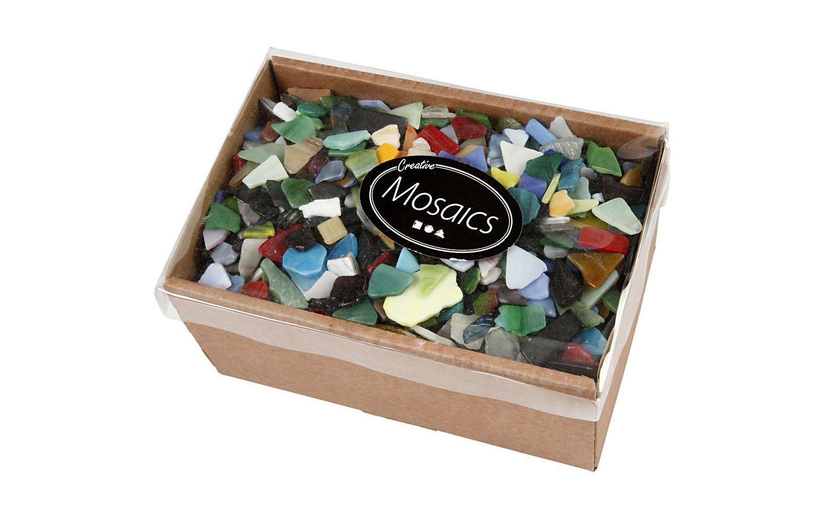 Mosaiksteine 8 - 20 mm 2 kg, sortierte FarbenMosaik 8 - 20 mm