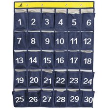 Pochette murale pour smartphones, avec 30 poches