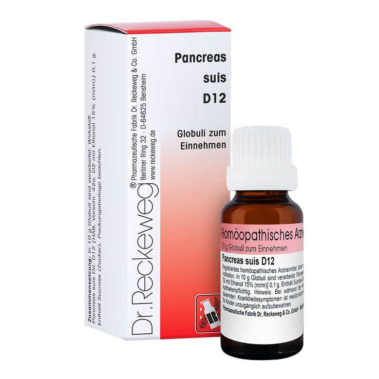 Pancreas Suis D 12 Globuli, 10 g