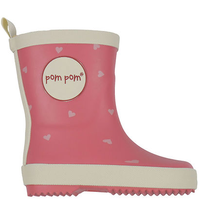 Pom Pom Gummistiefel - Heart AOP