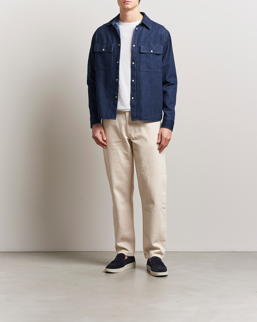 J.Lindeberg Finnigan Denim Shirt Navy
