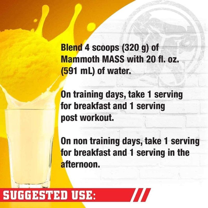 Interactive Nutrition Mammoth Mass 2500 Cookies Weight Gainer / Mass Gainer 6 (21 shakes)