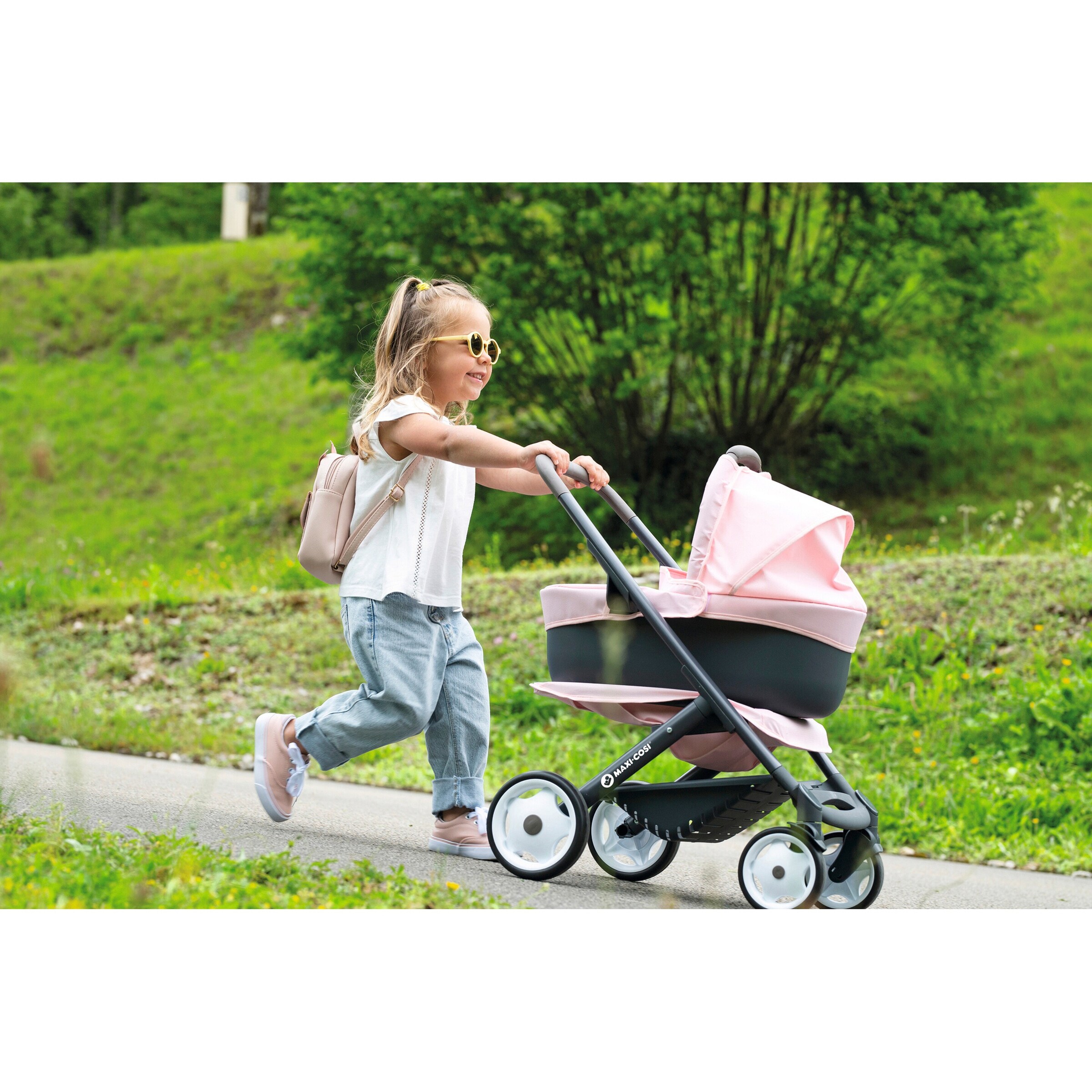 Smoby Puppenwagen 3in1 Maxi-Cosi rosa