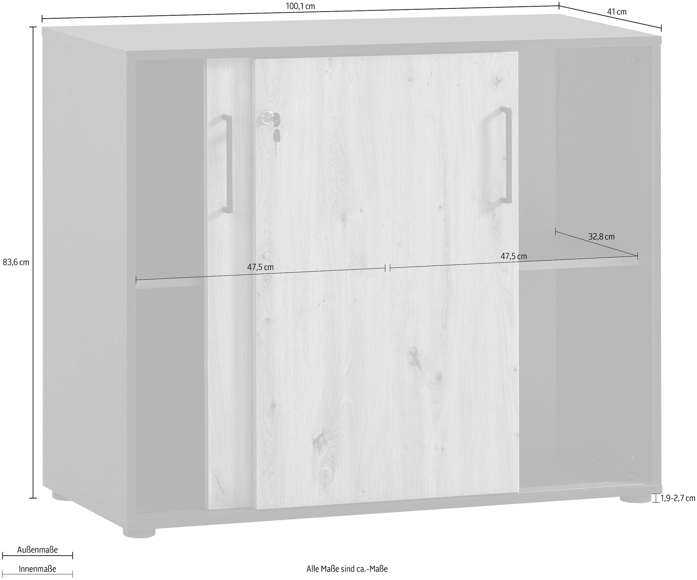 welltime Aktenschrank »Aino«